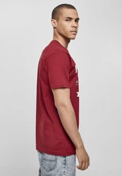 Merchcode T-Shirt Popeye Barber Shop Tee (1-tlg) Bordeaux/Dunkelrot/Rot