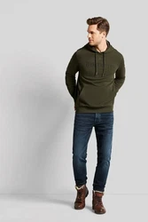 bugatti 5-Pocket Jeans Blau/Dunkelblau/Dunkelrot
