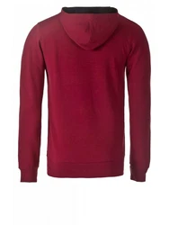 Yazubi Kapuzenpullover Alex Dunkelrot/Bordeaux/Rosa/Rot
