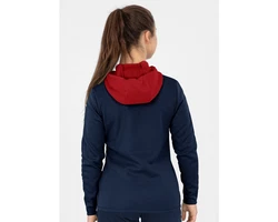 Jako Kapuzensweatshirt Kapuzenjacke Champ 2.0 marine/chili rot