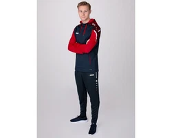 Jako Sweatshirt Performance Hoody marine/rot