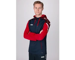 Jako Sweatshirt Performance Hoody marine/rot