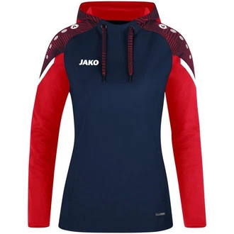 Jako Sweatshirt Performance Hoody marine/rot