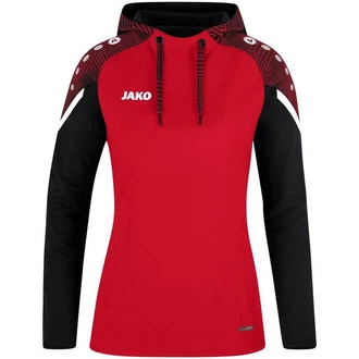 Jako Sweatshirt Performance Hoody rot/schwarz