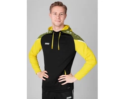 Jako Sweatshirt Performance Hoody schwarz/soft yellow