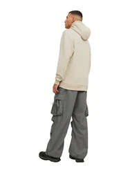 Jack & Jones Sweatshirt JJEBradley Khaki/Beige/Hellgrau/Grau