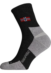 NANGAPARBAT Socken mit bequemer Trittdämpfung 2er Pack Dunkelgrau/Schwarz/Dunkelblau
