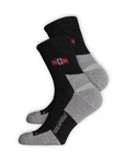 NANGAPARBAT Socken mit bequemer Trittdämpfung 2er Pack Dunkelgrau/Schwarz/Dunkelblau