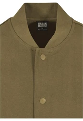 Urban Classics Herren Ultra Heavy Solid College Jacket (1-St) Dunkelgrün/Khaki/Braun