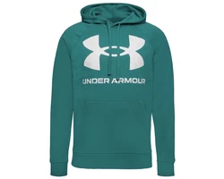 Under Armour Kapuzenpullover Rival Fleece Big Logo Herren Grün/Türkis/Dunkelgrün
