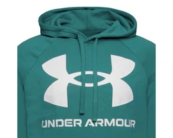 Under Armour Kapuzenpullover Rival Fleece Big Logo Herren Grün/Türkis/Dunkelgrün