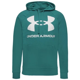 Under Armour Kapuzenpullover Rival Fleece Big Logo Herren Grün/Türkis/Dunkelgrün
