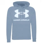 Under Armour Kapuzenpullover Rival Fleece Big Logo Herren Hellblau/Blau/Rot