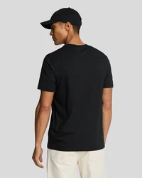 Lyle & Scott T-Shirt Plain Schwarz/Gold/Grün