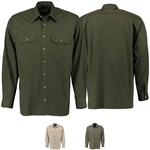 German Wear Trachtenhemd OJ10 Dunkelgrün/Khaki/Braun