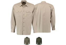 German Wear Trachtenhemd OJ10 Braun/Khaki