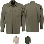 German Wear Trachtenhemd OJ10 Braun/Dunkelgrün/Khaki