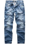 REPUBLIX Straight-Jeans CONNOR Regular Fit Blau/Hellblau