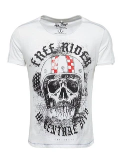 Key Largo T-Shirt Moustache Skull Totenkopf Motiv (MT00206) MT00206 Key Largo T-Shirt Moustache Skull Totenkopf Motiv (MT00206) MT00206