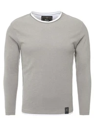 Strickpullover fr Herren Sarasota 2in1 Feinstrick Sweatshirt double Look MSW00064