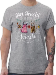 T-Shirt Mei Tracht is in da Wsch Mode fr Oktoberfest Herren