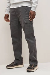 Next Cargohose Straight Fit Hellgrau/Dunkelgrau/Khaki/Grau/Braun
