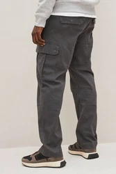 Next Cargohose Straight Fit Hellgrau/Dunkelgrau/Khaki/Grau/Braun