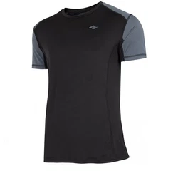 4F T-Shirt Herren Trainingsshirt Dunkelgrau/Dunkelblau/Grau