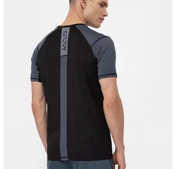 4F T-Shirt Herren Trainingsshirt Dunkelgrau/Dunkelblau/Grau