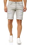 Indicode Shorts KADEN HOLES Khaki/Beige/Grau