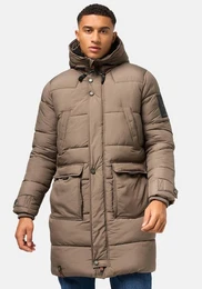 Wintermantel Beviis Warmer Winter Steppmantel mit coolen Details