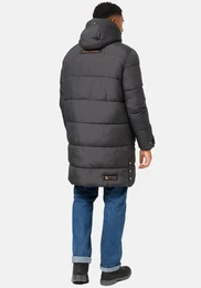 Wintermantel Beviis Warmer Winter Steppmantel mit coolen Details