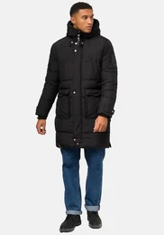 Wintermantel Beviis Warmer Winter Steppmantel mit coolen Details