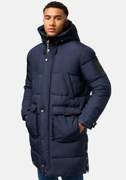 Wintermantel Beviis Warmer Winter Steppmantel mit coolen Details