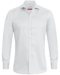 GREIFF Langarmhemd PREMIUM Corporate Hemd Grau/Weiß/Dunkelrot/Creme