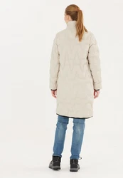 WEATHER REPORT Steppjacke Fosteras mit Kinnschutz Beige/Khaki/Weiß/Braun