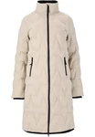 WEATHER REPORT Steppjacke Fosteras mit Kinnschutz Beige/Khaki/Weiß/Braun