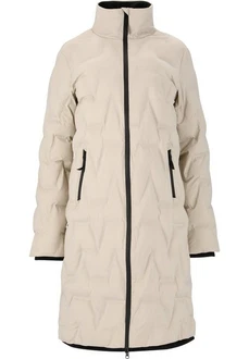 WEATHER REPORT Steppjacke Fosteras mit Kinnschutz Beige/Khaki/Weiß/Braun