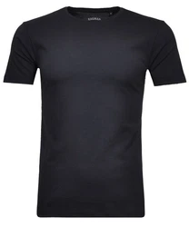 RAGMAN Longshirt Schwarz/Dunkelblau