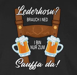 Shirtracer T-Shirt Trachten Outfit Lausbub Mode für Oktoberfest Herren Grau/Braun/Schwarz/Lila