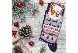 BRUBAKER Socken Lustige Herren Weihnachtssocken Winterlandschaft Rentier Bunt