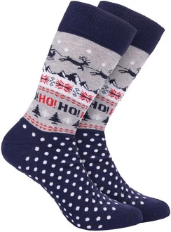 BRUBAKER Socken Lustige Herren Weihnachtssocken Winterlandschaft Rentier