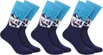BRUBAKER Socken Lustige Herren Weihnachtssocken Winterlandschaft Rentier bunte