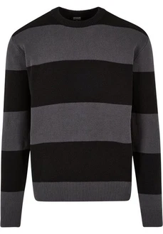 URBAN CLASSICS Rundhalspullover Urban Classics Herren Heavy Oversized Striped Sweatshirt