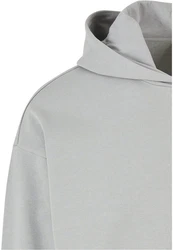 Urban Classics Kapuzensweatshirt Herren Organic Loose Hoody Grau/Hellgrau