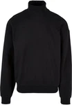 Urban Classics Rundhalspullover High Rib Neck Crew Schwarz/Dunkelblau