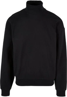 Urban Classics Rundhalspullover High Rib Neck Crew Schwarz/Dunkelblau