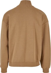 Urban Classics Rundhalspullover High Rib Neck Crew Braun/Khaki/Beige