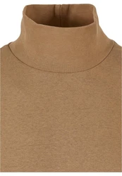 Urban Classics Rundhalspullover High Rib Neck Crew Braun/Khaki/Beige