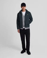 Lyle & Scott Blouson Herren Jacke Harrington (British Classic) Schwarz/Grün/Gelb/Rot